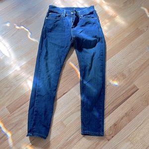 Levi's 512 Slim Taper Jeans Men's Size 28x30 Blue Stretch Denim